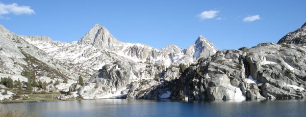 the sierras by evolution lake